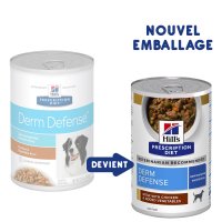 Bo&icirc;tes Hill's Prescription Diet Canine Derm Defense Stew