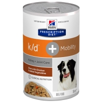 Boîtes Hill's Prescription Diet Canine k/d + Mobility Stew