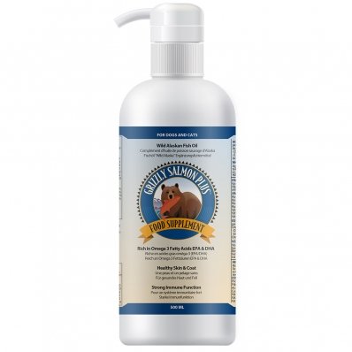 Huile de poisson sauvage d'Alaska GRIZZLY Salmon Plus