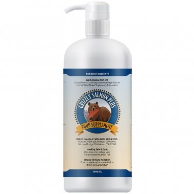 Huile de poisson sauvage d'Alaska GRIZZLY Salmon Plus