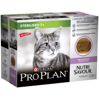 Pâtée pour chat stérilisé Pro Plan Nutrisavour en gelée