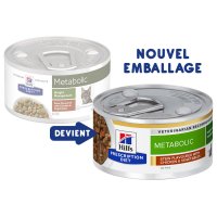 Bo&icirc;tes Hill's Prescription Diet Feline Metabolic Stew