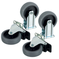 Lot de 4 roulettes pour caisse de transport Gulliver 4, 5, 6, 7, Touring