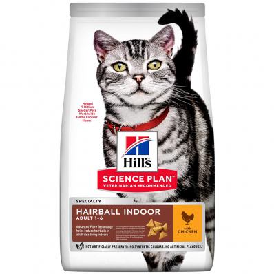 Hill's Science Plan Feline Hairball Indoor Adult