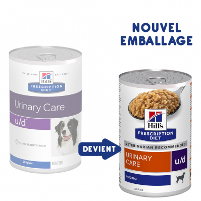 Boîtes Hill's Prescription Diet Canine u/d