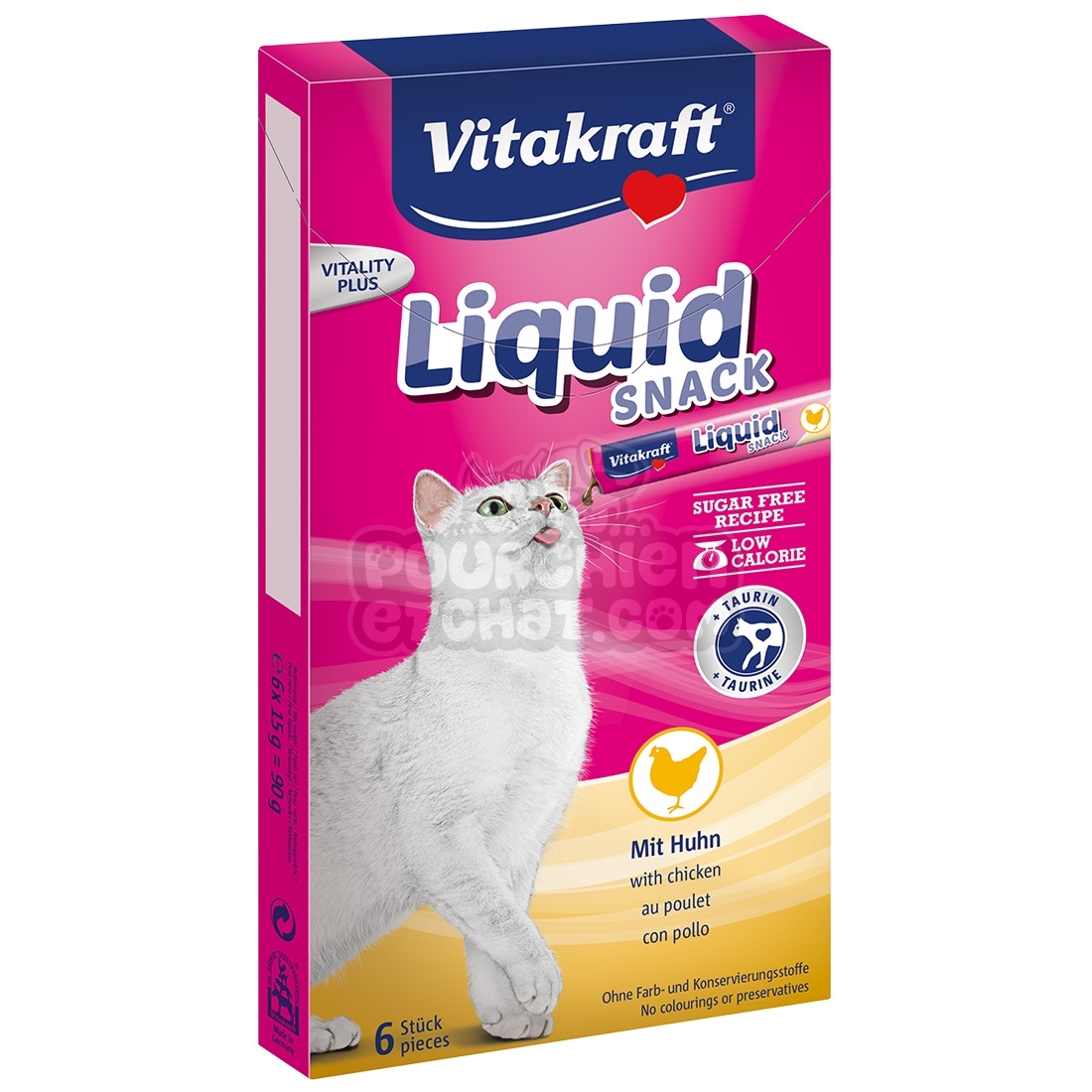 Friandises pour chat Vitakraft Liquid-Snack au poulet