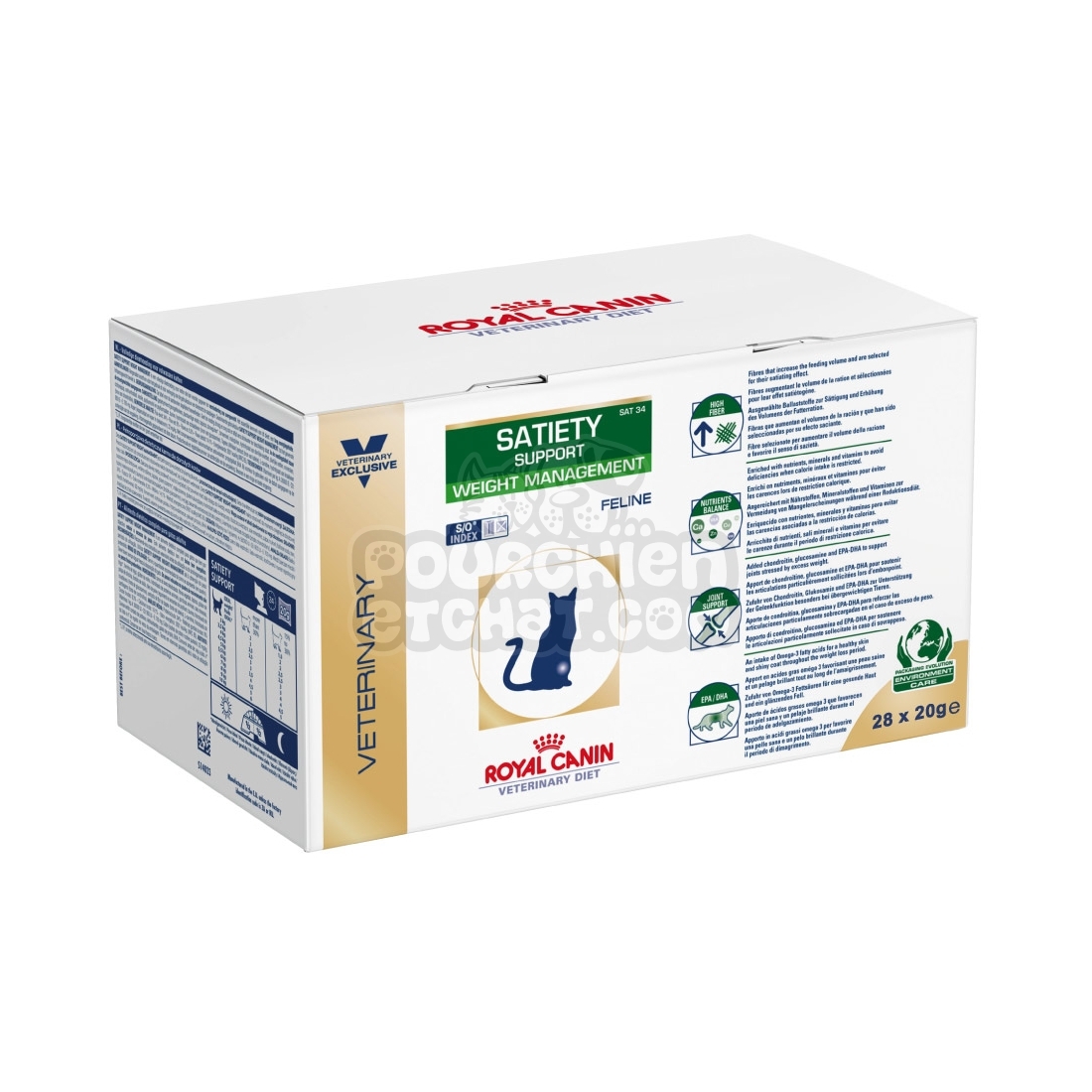 Royal Canin Veterinary Diet Chat Satiety Support Weight Management Pourchienetchat Com Royal Canin Veterinary Diet Chat Satiety Support Weight Management Pourchienetchat Com