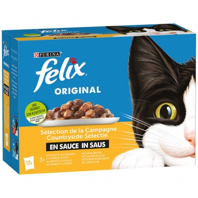 Felix Nourriture pour chat Original Sélection de la Campagne en